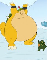 Merry Sumo Christmas Bowser Jr by Demont -- Fur Affinity [dot] net