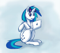 Vinyl Scratch - DJ P0N-3 Doodle