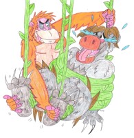 Baloo Tickle Torture King Louie's Captive