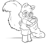 xmas scrib 9 - searching