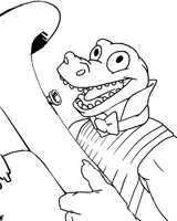 Goofy Tuba Croc - Submitted By : Anonymous