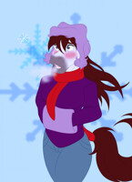 Winter Pixie Coloured! 