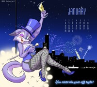 My Little Calendar Girl: January