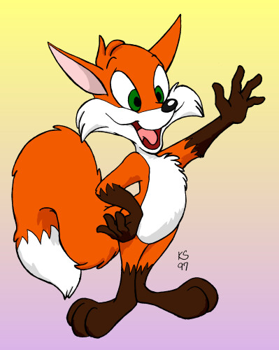 Tiny Toons Andy Fox by Ken Singshow by AndyFoxArt -- Fur
