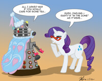 MLPFIM: Pony vs. Dalek #6 -- Rarity