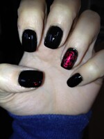 STWTOR nail art- the dark side