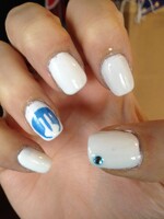 STWTOR nail art- the light side