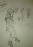 at the club party (sketch)