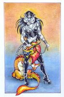 Year of the Dragon in color