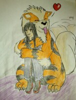 A large hug by Sienna