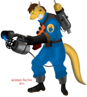 Team Furtress - BLU Pyro