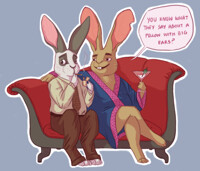 Vintage Rabbit Dudes