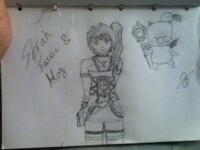 Serah Farronand Mog from FF13-2