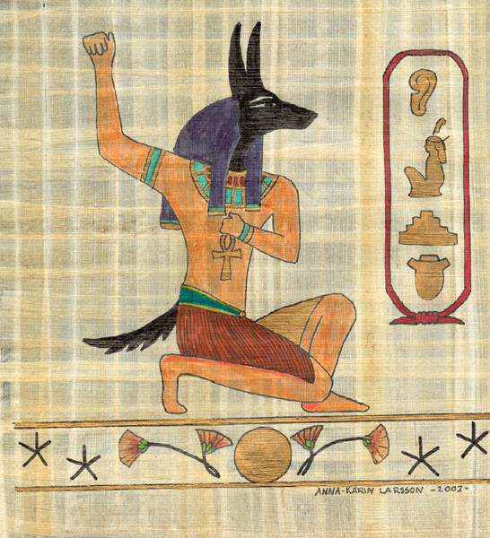 The Anubis papyrus by Twospotz -- Fur Affinity [dot] net