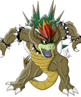 Giga Bowser by Dr. Manical, Colored by me