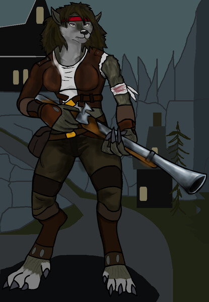 worgen hunter art