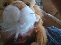 Me hard at work drawing