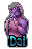 Dai: Fursuit Badge