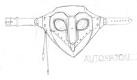 steampunk owl armor - second mask design