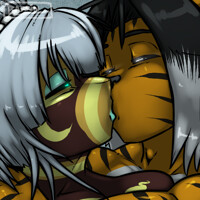 [COMMISSION] Tyger and Shakira Smooch