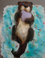 Otter Cupcake