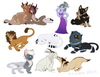 Some Warrior Cats by TheWitebear -- Fur Affinity [dot] net