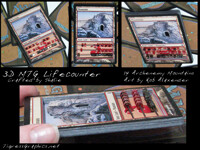 3D MTG Lifecounter - Mountain