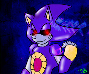 Metal Sonic in the Dark by kamira-exe -- Fur Affinity [dot] net