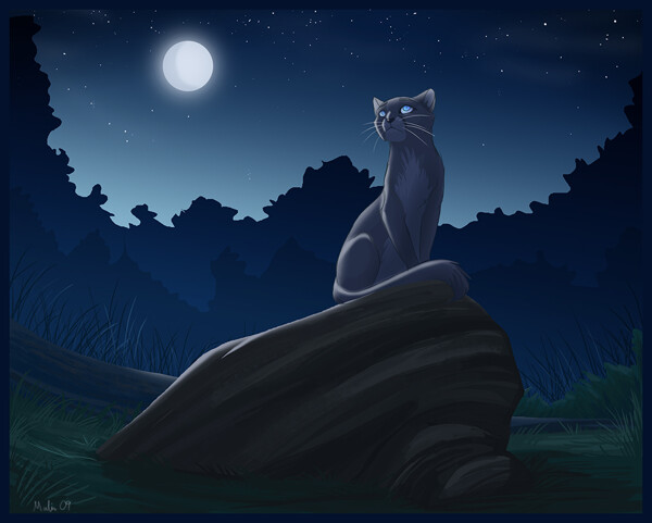 Bluestar [Warrior Cats Challenge] by 8Bit-Galaxy -- Fur Affinity