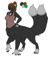 My wolfess form ^^
