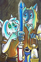 Your Sword is Blowing Glue!