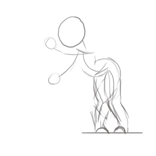 simple dance animation skeletal frame (nerdy white gal) by neokat -- Fur  Affinity [dot] net