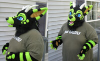 Toxic Monster fursuit