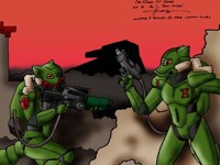 Furries of the Last War - Queen of Battle