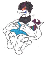 Tepeu: Showing off his Big Paws