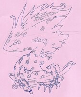 swan-necked tattoo design