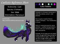 Caelestis Ref Sheet (Art by Unyko)