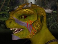 Argonian face