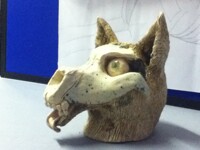 Clay Hellhound Bust~