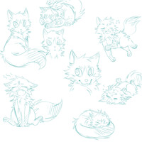 Stream commission - Detailed color chibi character creation 