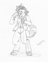 Kiriban Art: "Lounge Singer"
