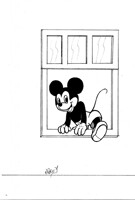 :commission: Mickey jumping the window