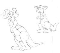 Jacky and Jenna concept sketches