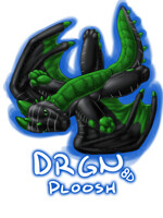 Drgn8D Plooshie Badge