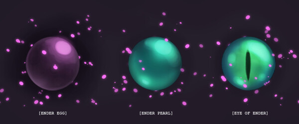 I'd like to imagine that ender pearls would look like this in real life : r/ Minecraft