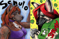 Schulo & Stray Badges (Old Work)
