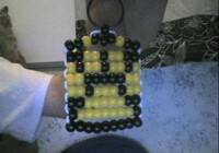 10$ bead paw key chain