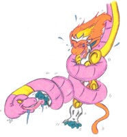 Pokemon Tickle Torture: Infernape and Ekans