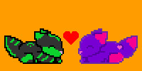 Sleeping Puppy Couple Icons Test