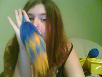 Gator yarn tail charm COMPLETE